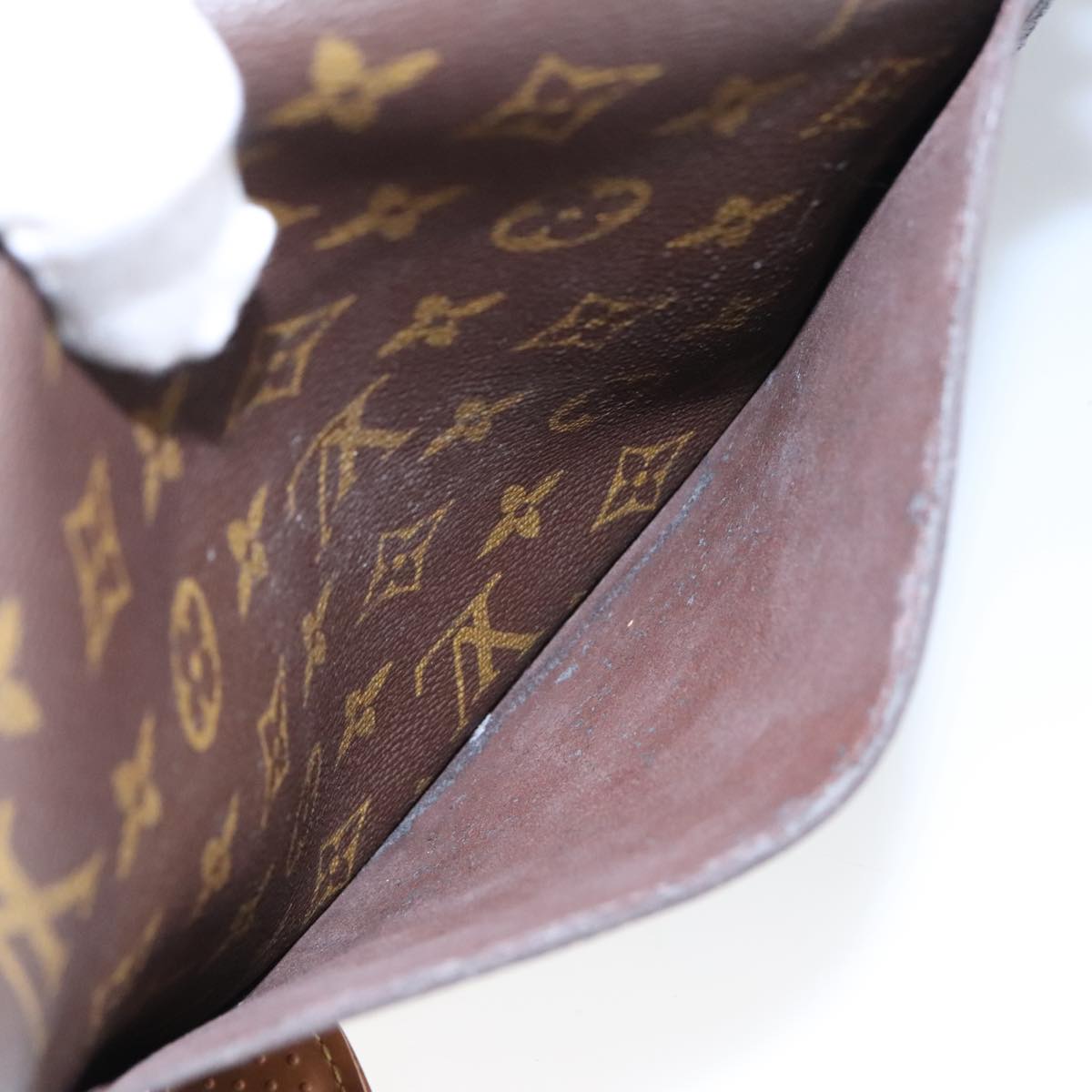 LOUIS VUITTON Monogram Saint Cloud GM Shoulder Bag M51242 LV Auth ep6472