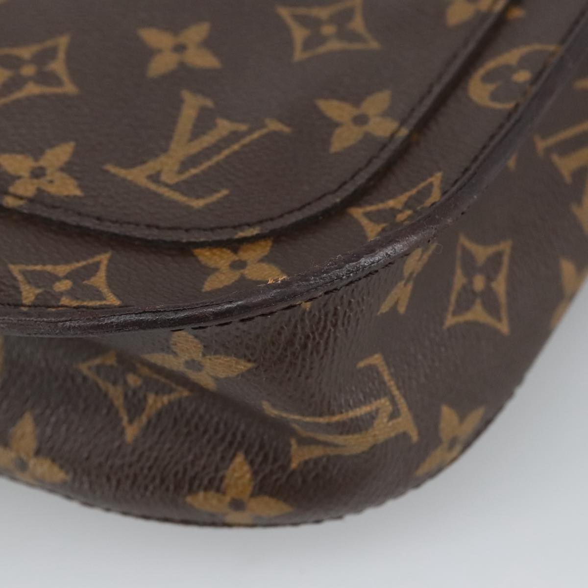 LOUIS VUITTON Monogram Saint Cloud GM Shoulder Bag M51242 LV Auth ep6481