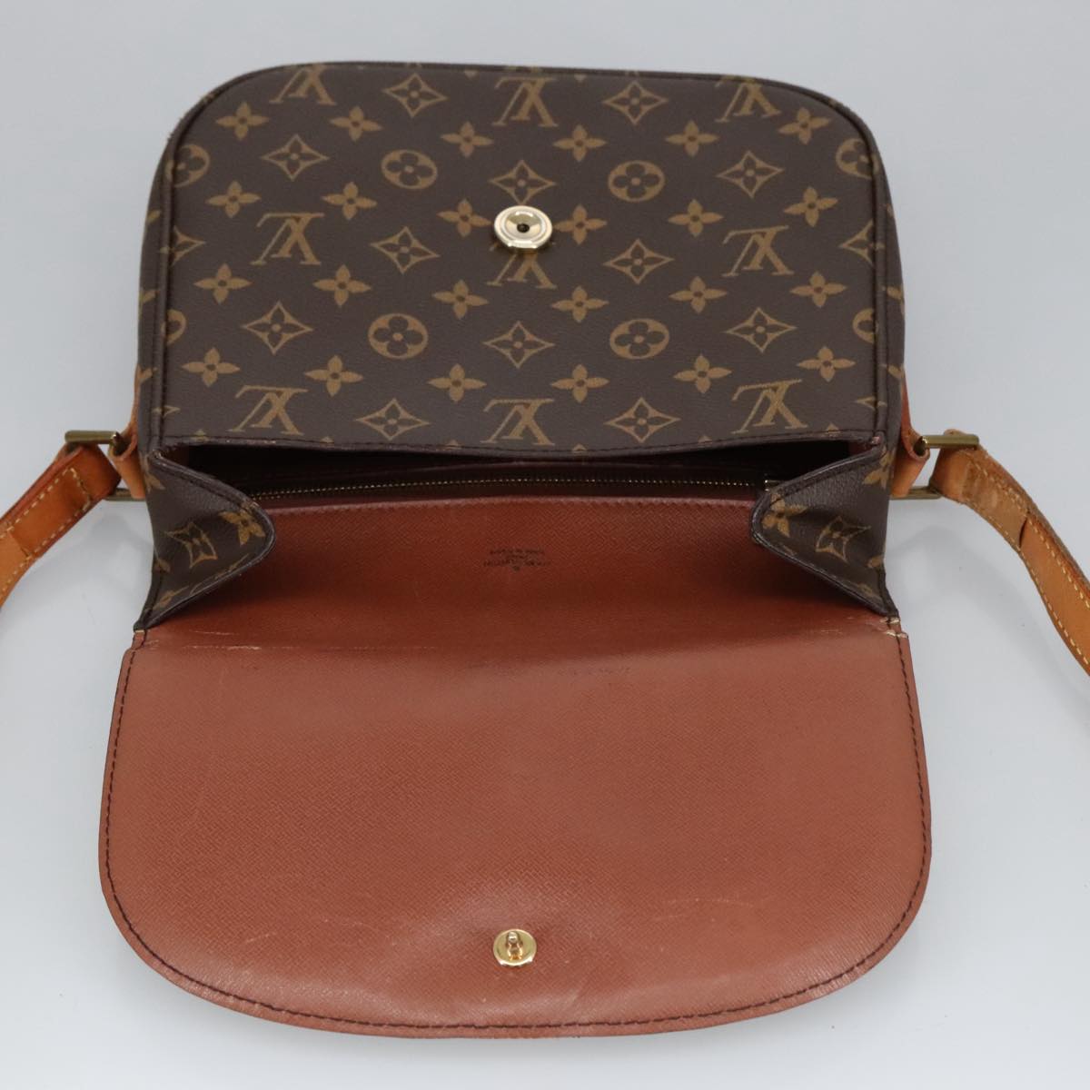 LOUIS VUITTON Monogram Saint Cloud GM Shoulder Bag M51242 LV Auth ep6481