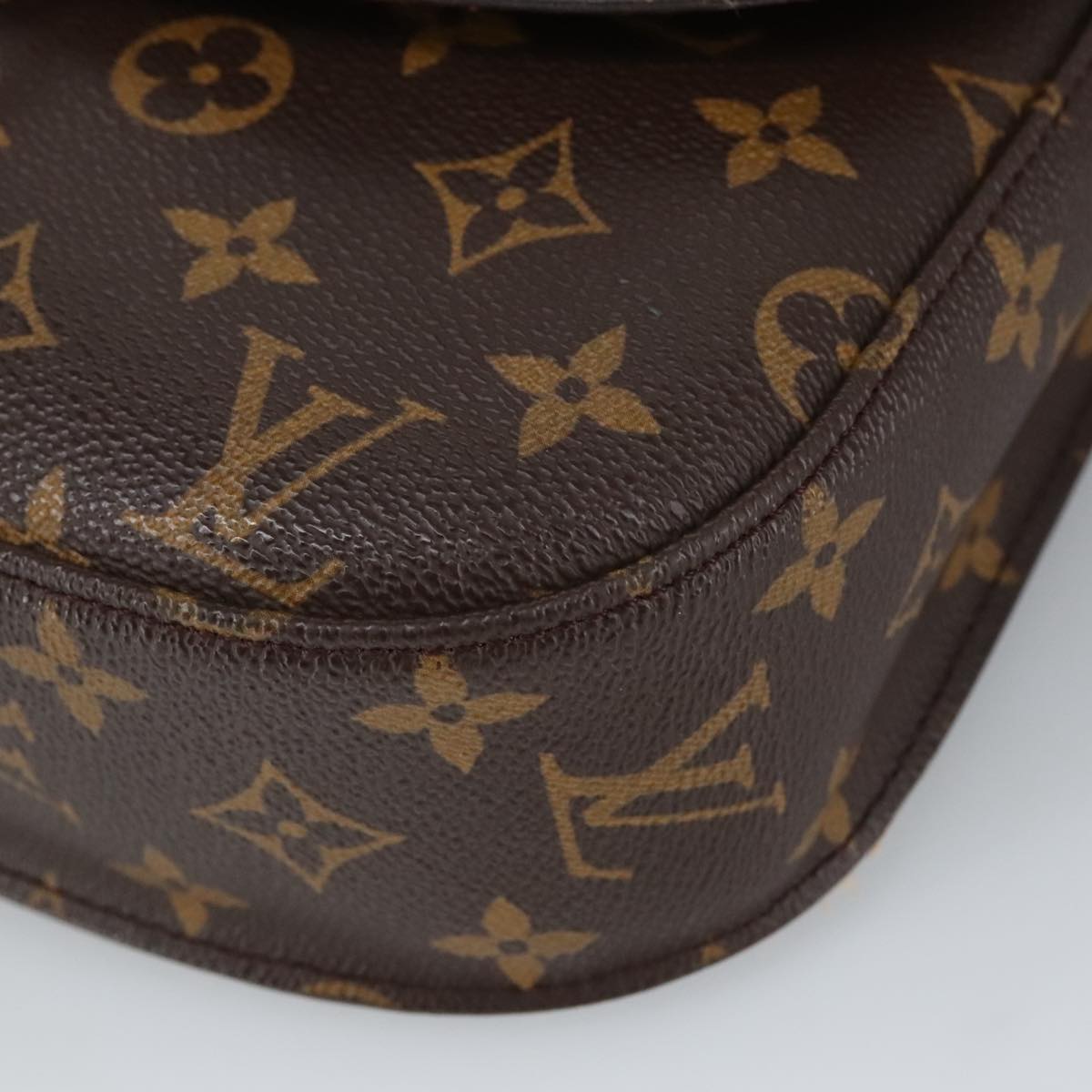 LOUIS VUITTON Monogram Saint Cloud GM Shoulder Bag M51242 LV Auth ep6482