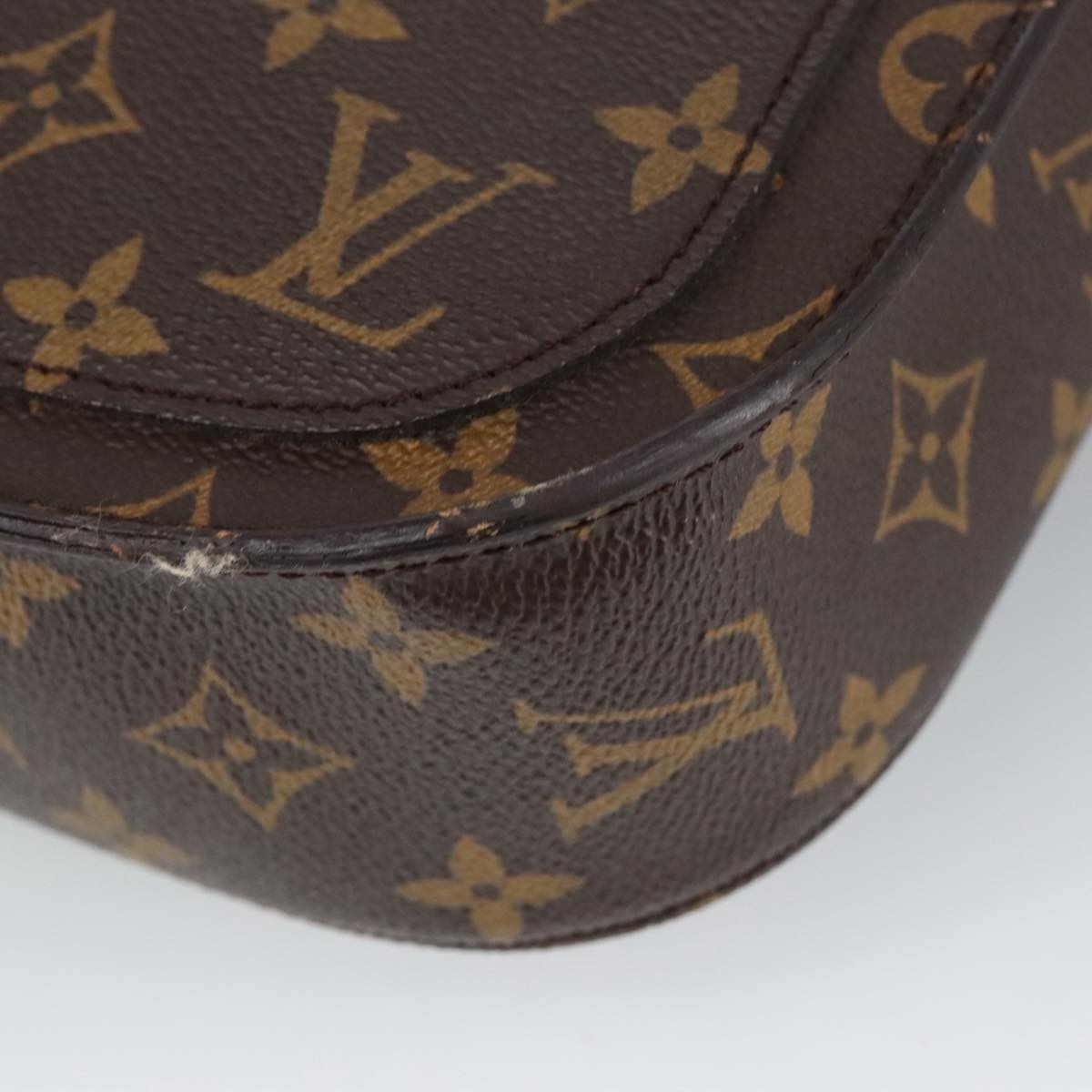 LOUIS VUITTON Monogram Saint Cloud GM Shoulder Bag M51242 LV Auth ep6482