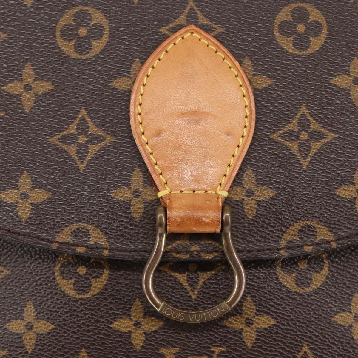 LOUIS VUITTON Monogram Saint Cloud GM Shoulder Bag M51242 LV Auth ep6482