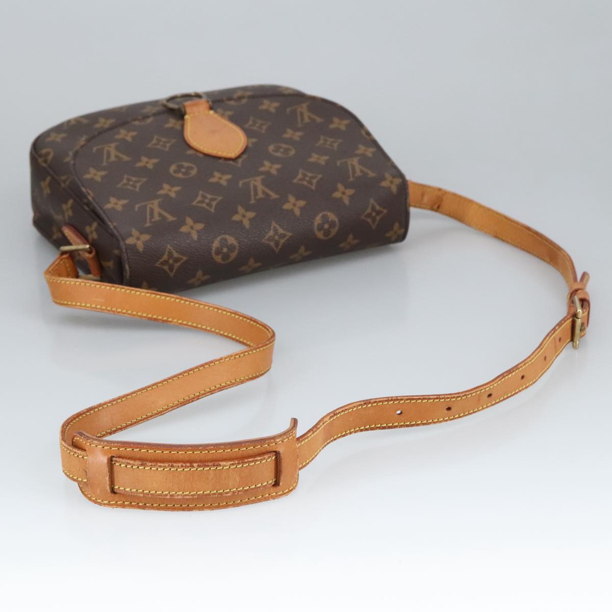 LOUIS VUITTON Monogram Saint Cloud GM Shoulder Bag M51242 LV Auth ep6482