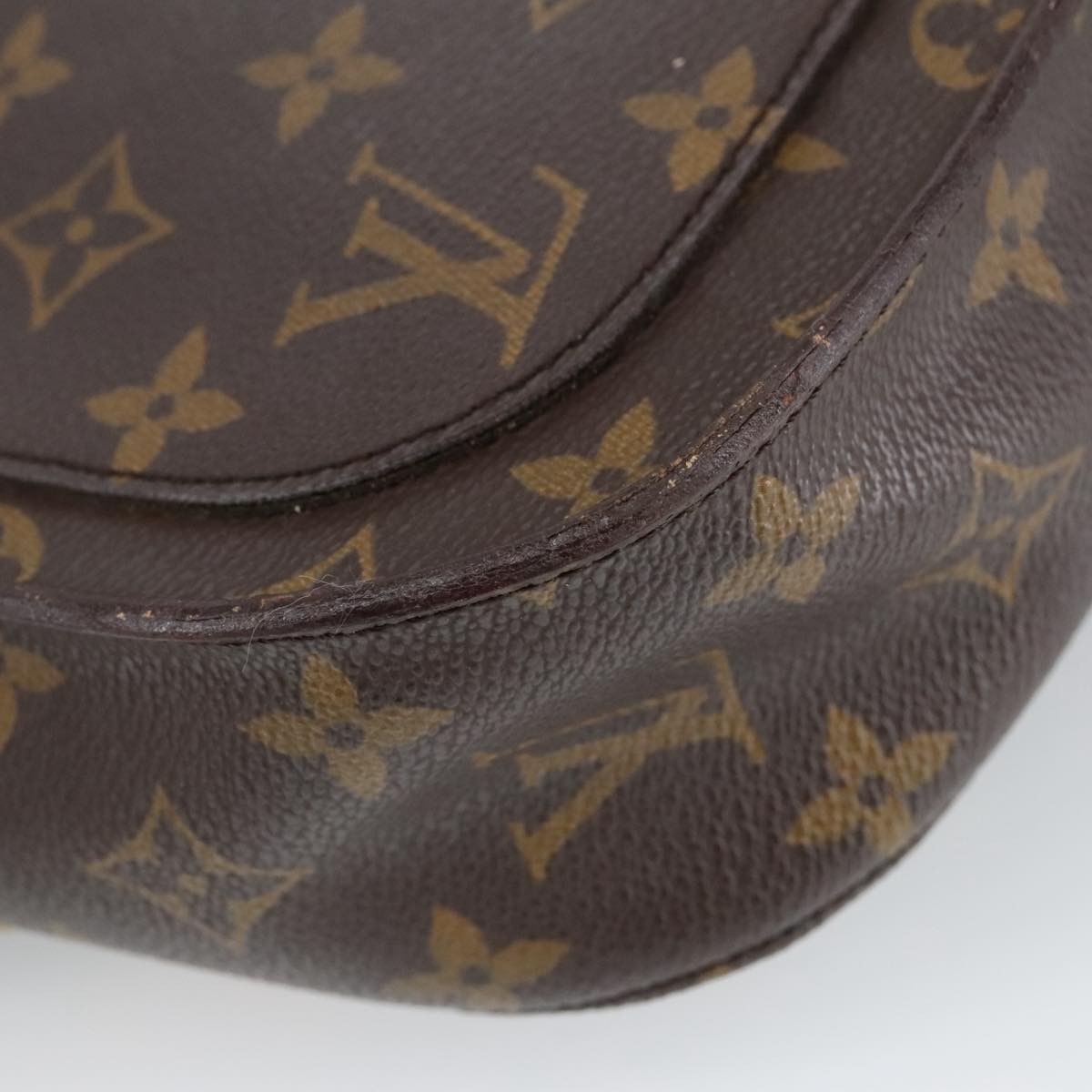 LOUIS VUITTON Monogram Saint Cloud GM Shoulder Bag M51242 LV Auth ep6494