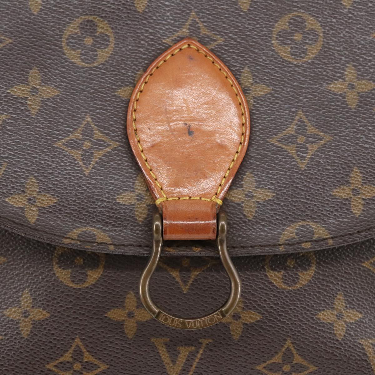 LOUIS VUITTON Monogram Saint Cloud GM Shoulder Bag M51242 LV Auth ep6494