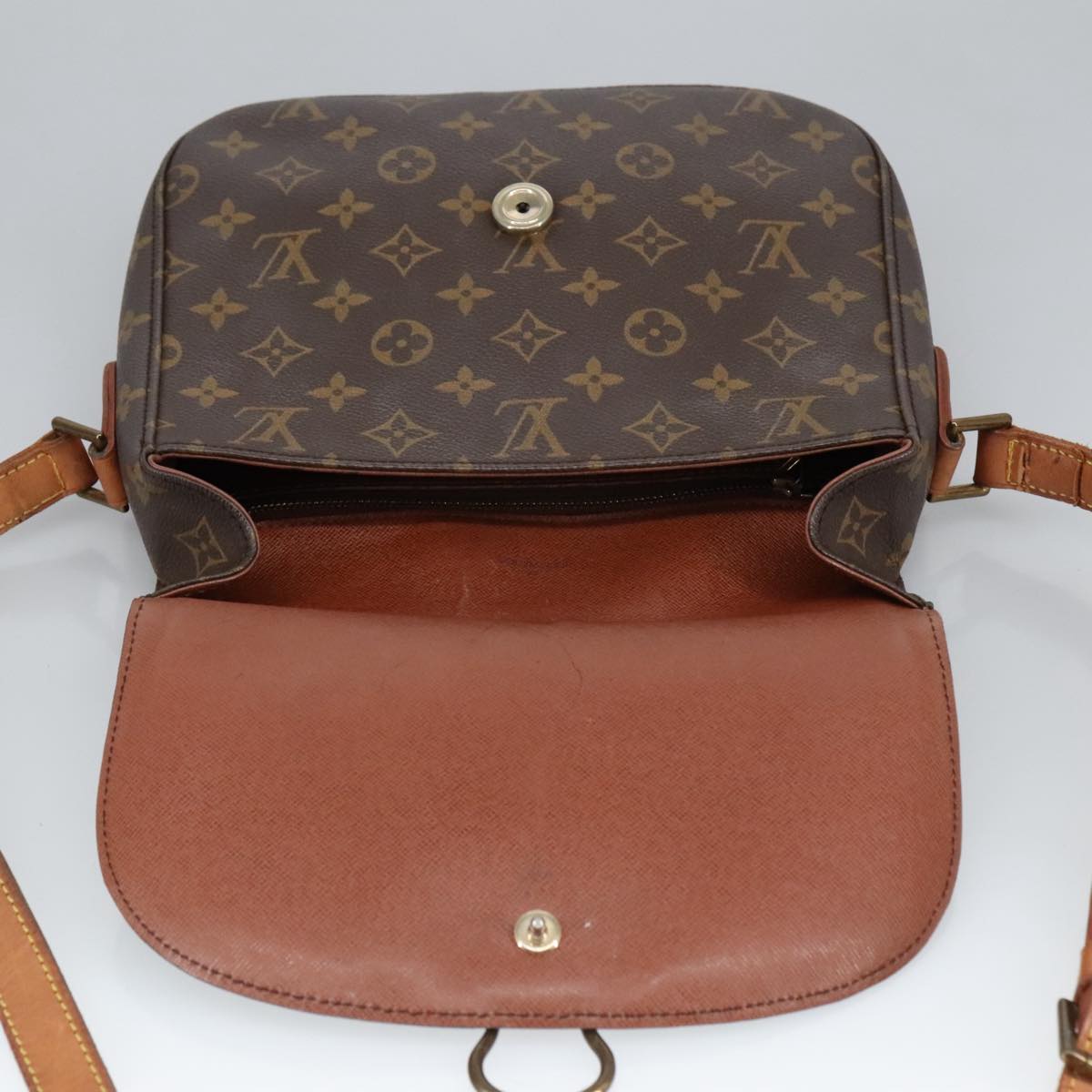 LOUIS VUITTON Monogram Saint Cloud GM Shoulder Bag M51242 LV Auth ep6494