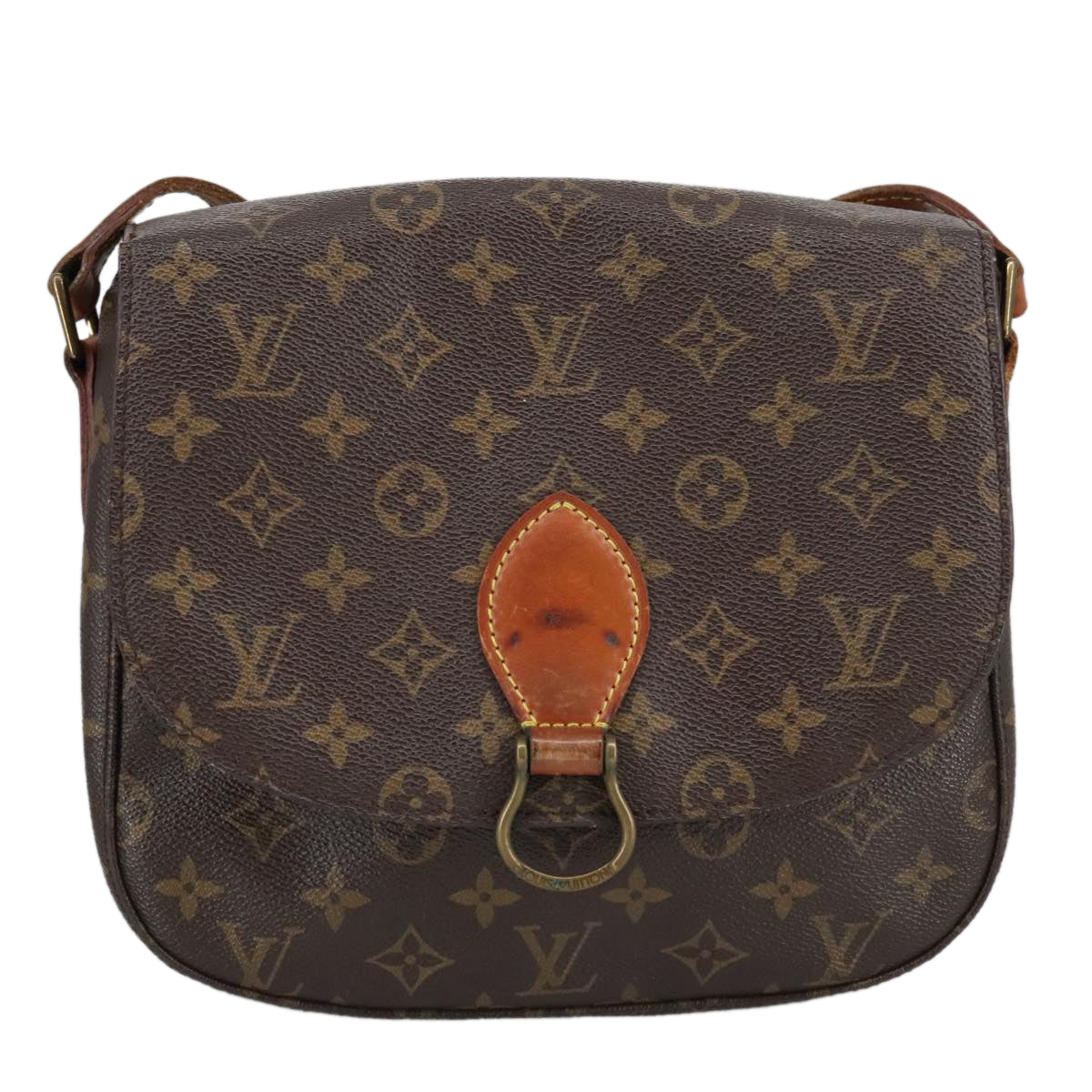 LOUIS VUITTON Monogram Saint Cloud GM Shoulder Bag M51242 LV Auth ep6510