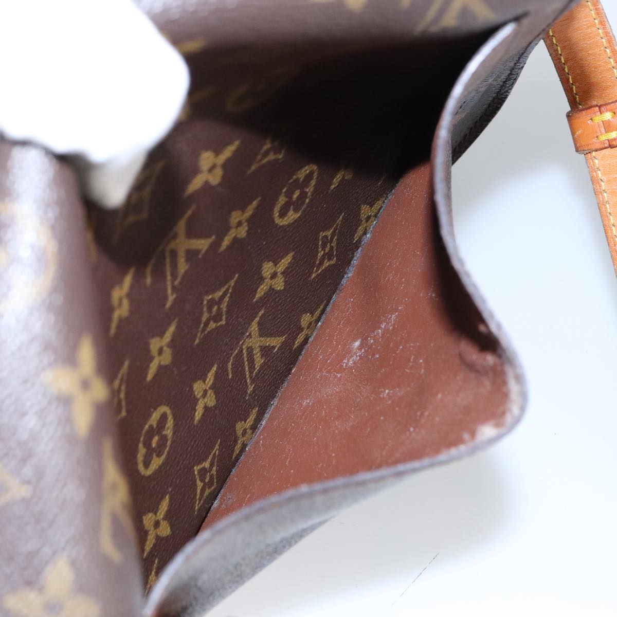 LOUIS VUITTON Monogram Saint Cloud GM Shoulder Bag M51242 LV Auth ep6510