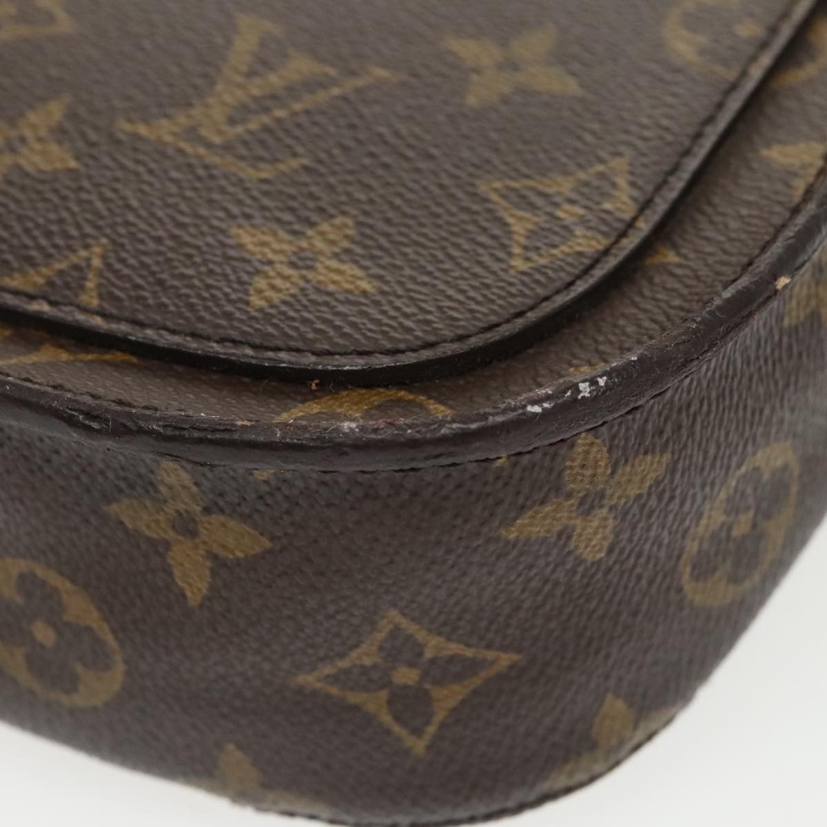 LOUIS VUITTON Monogram Saint Cloud MM Shoulder Bag M51243 LV Auth ep6569