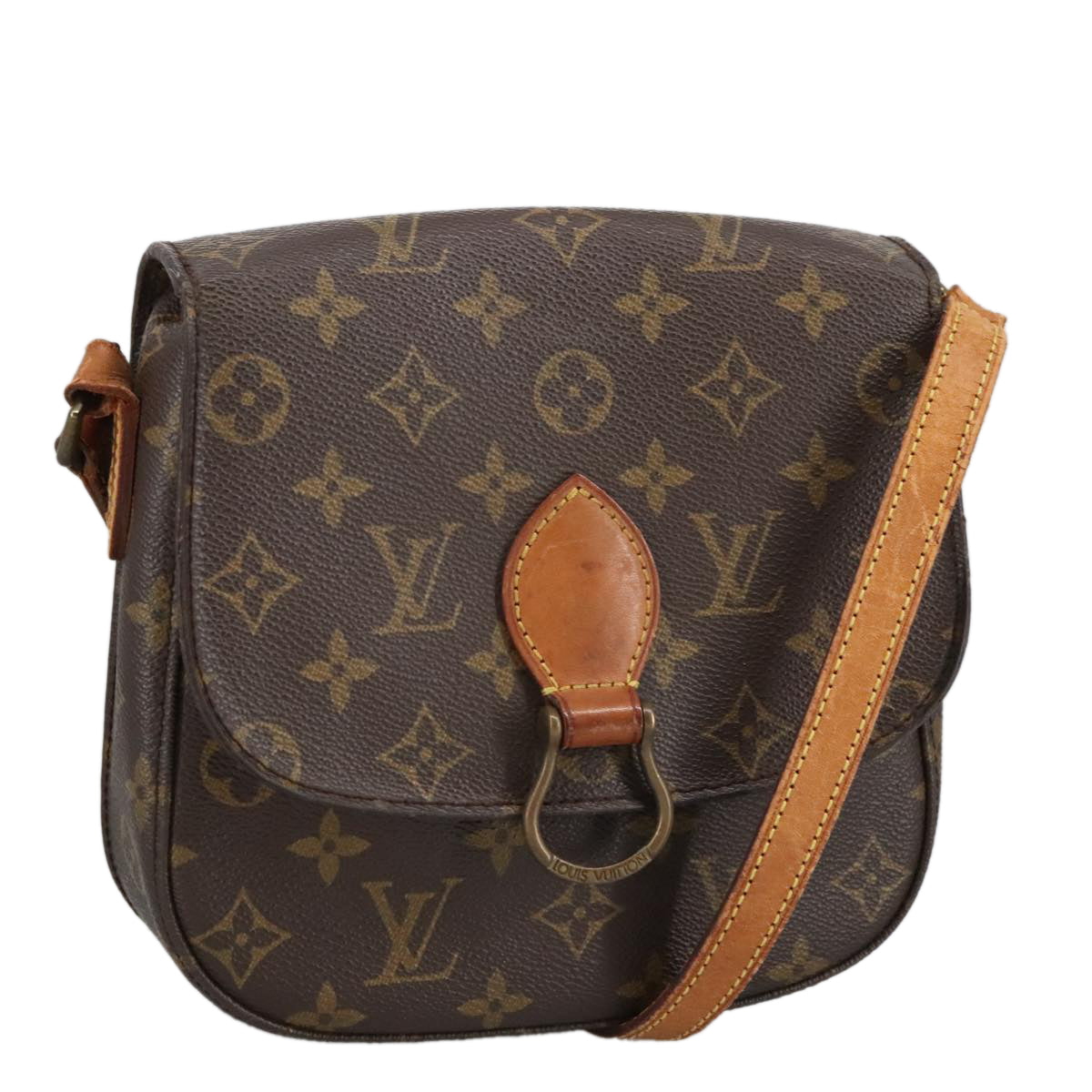 LOUIS VUITTON Monogram Saint Cloud MM Shoulder Bag M51243 LV Auth ep6574