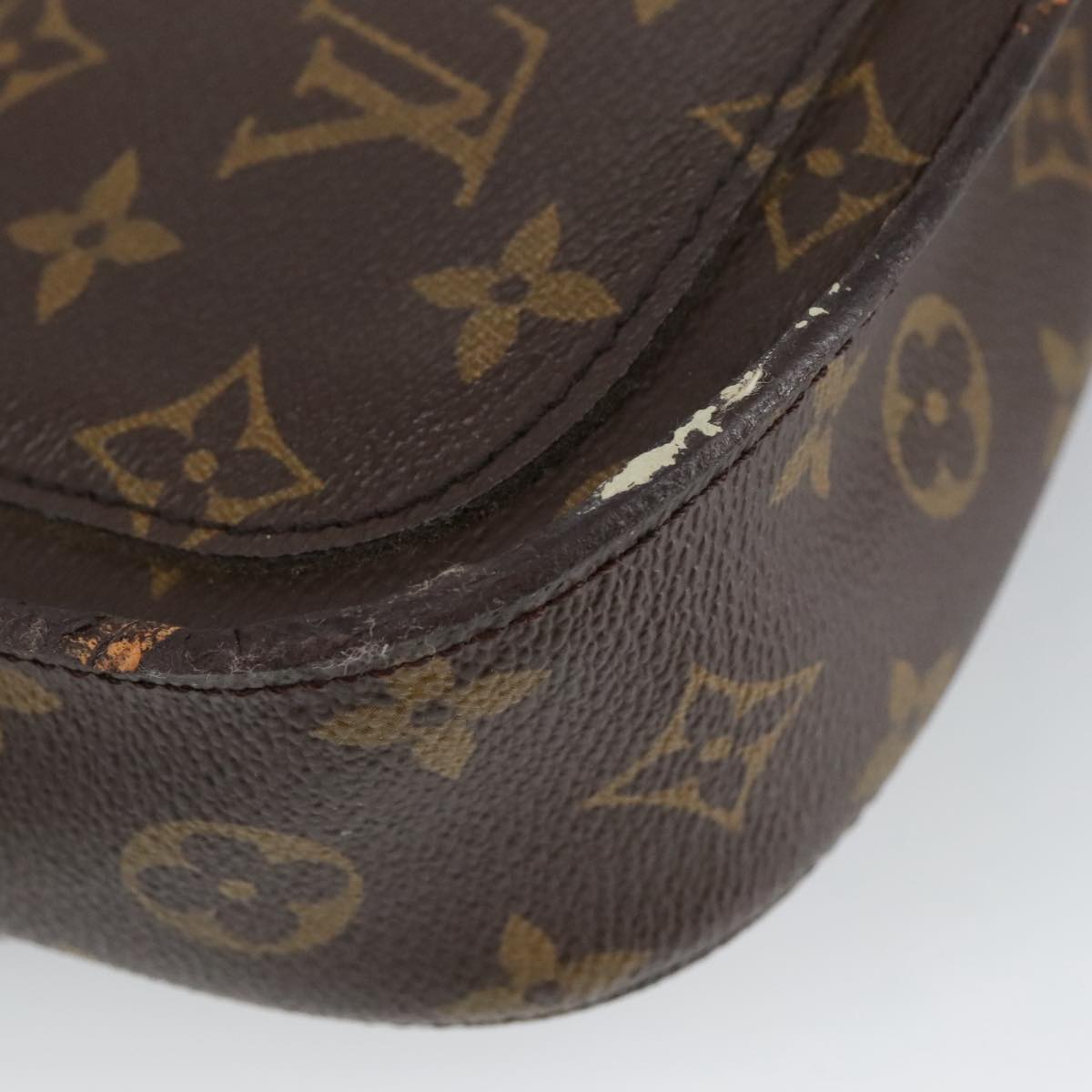 LOUIS VUITTON Monogram Saint Cloud MM Shoulder Bag M51243 LV Auth ep6574