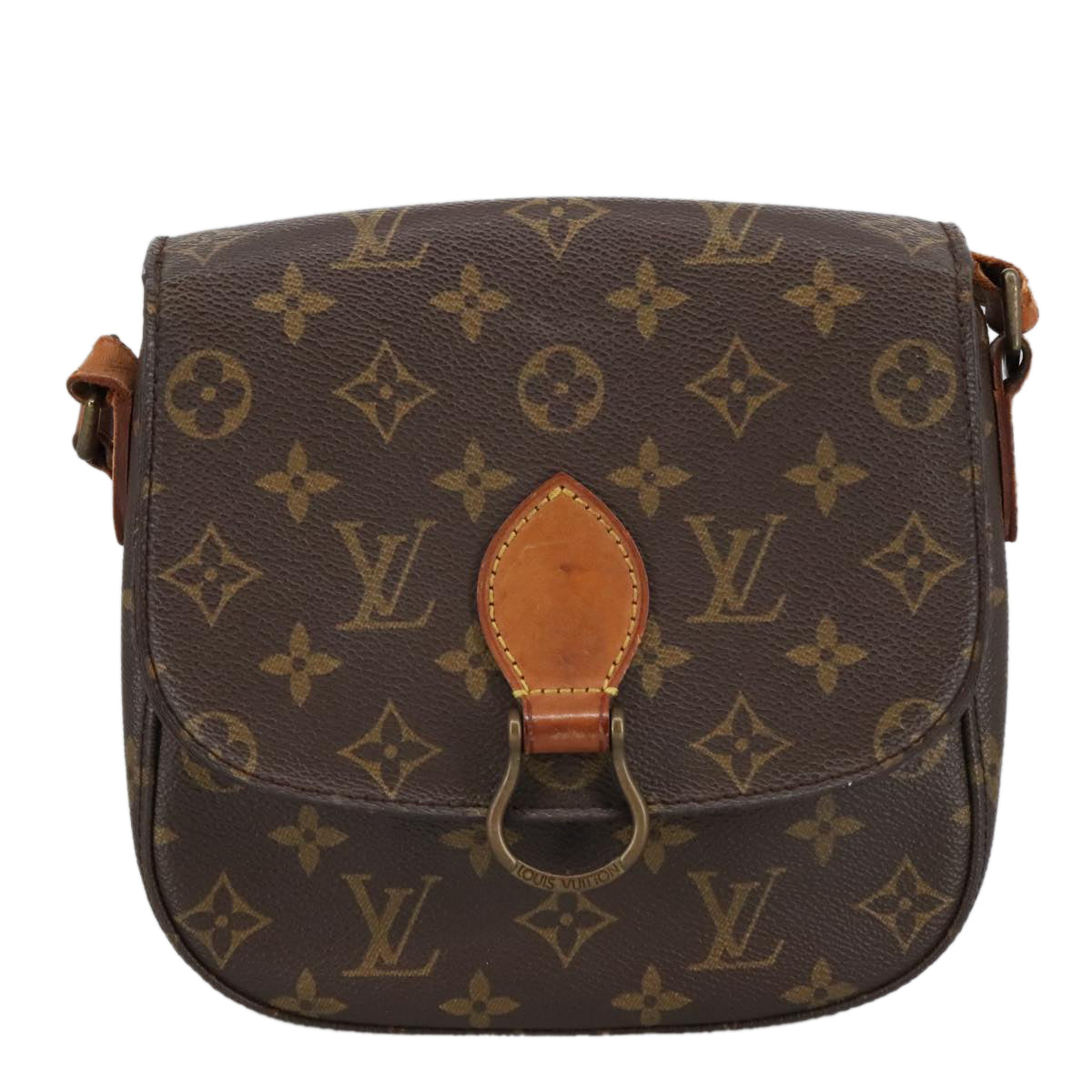 LOUIS VUITTON Monogram Saint Cloud MM Shoulder Bag M51243 LV Auth ep6574