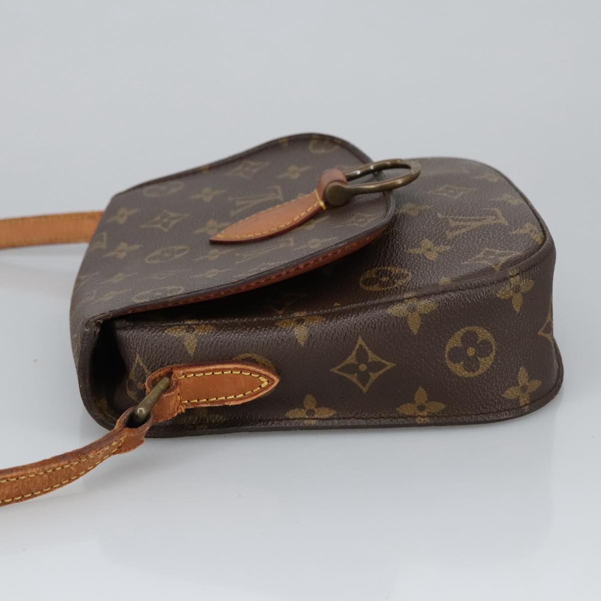 LOUIS VUITTON Monogram Saint Cloud MM Shoulder Bag M51243 LV Auth ep6574