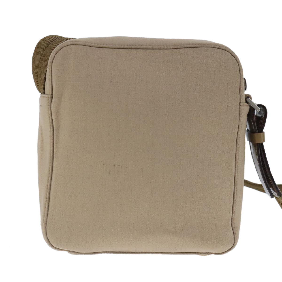 PRADA Sports Shoulder Bag Canvas Beige Auth ep6575