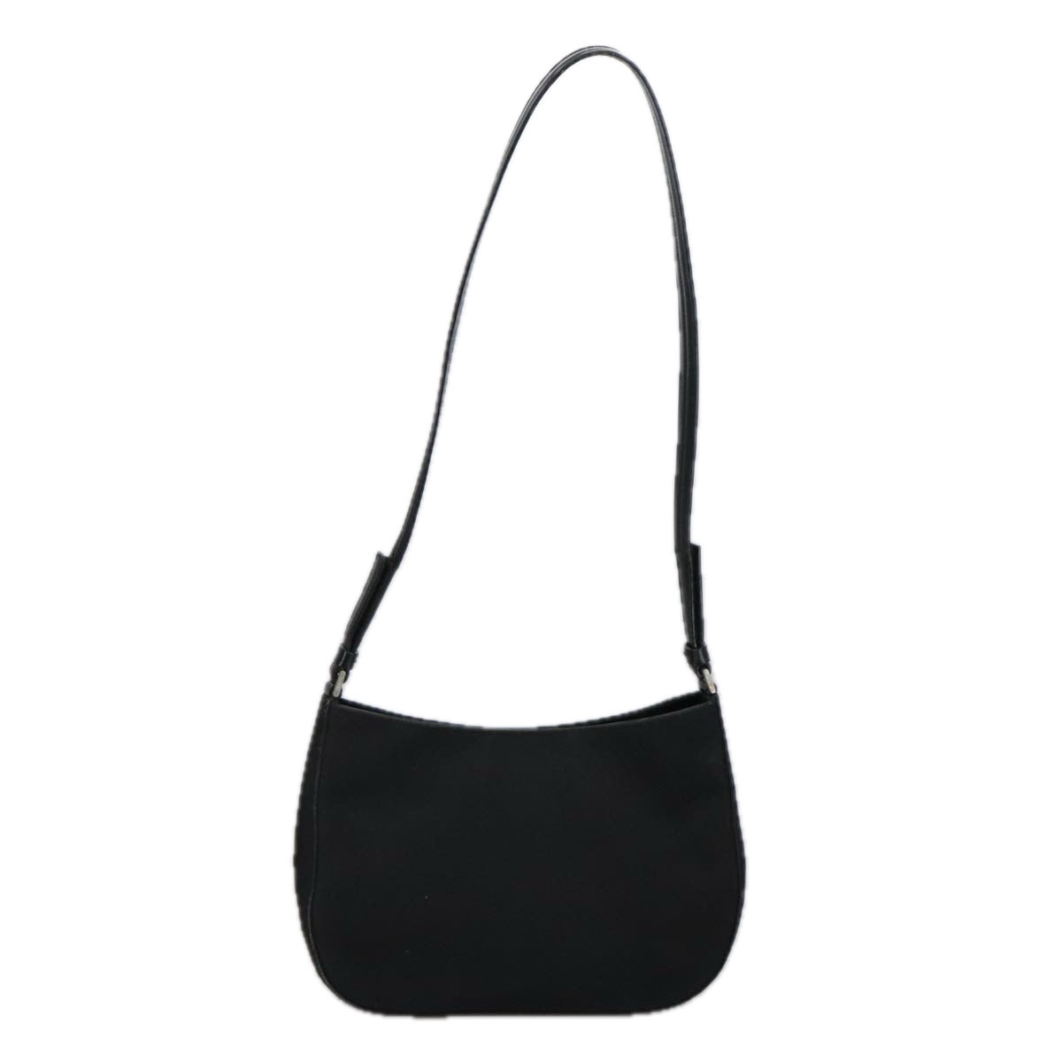 PRADA Shoulder Bag Canvas Black Auth ep6690