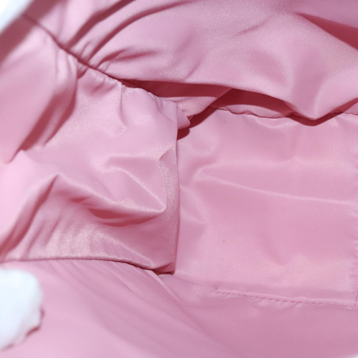 Christian Dior Trotter Canvas Tote Bag Pink Silver Auth ep6713