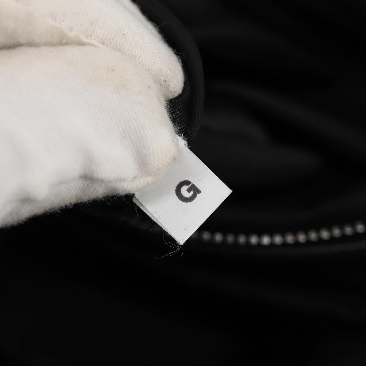 PRADA Hand Bag Nylon Navy Silver Auth ep6744