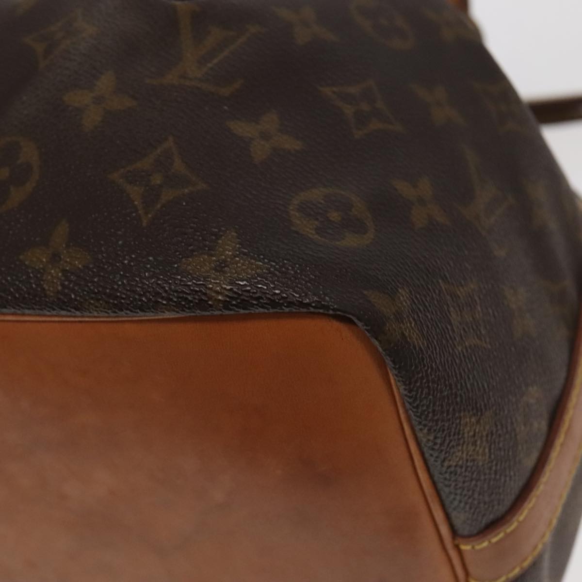 LOUIS VUITTON Monogram Petit Noe Shoulder Bag M42226 LV Auth ep6761