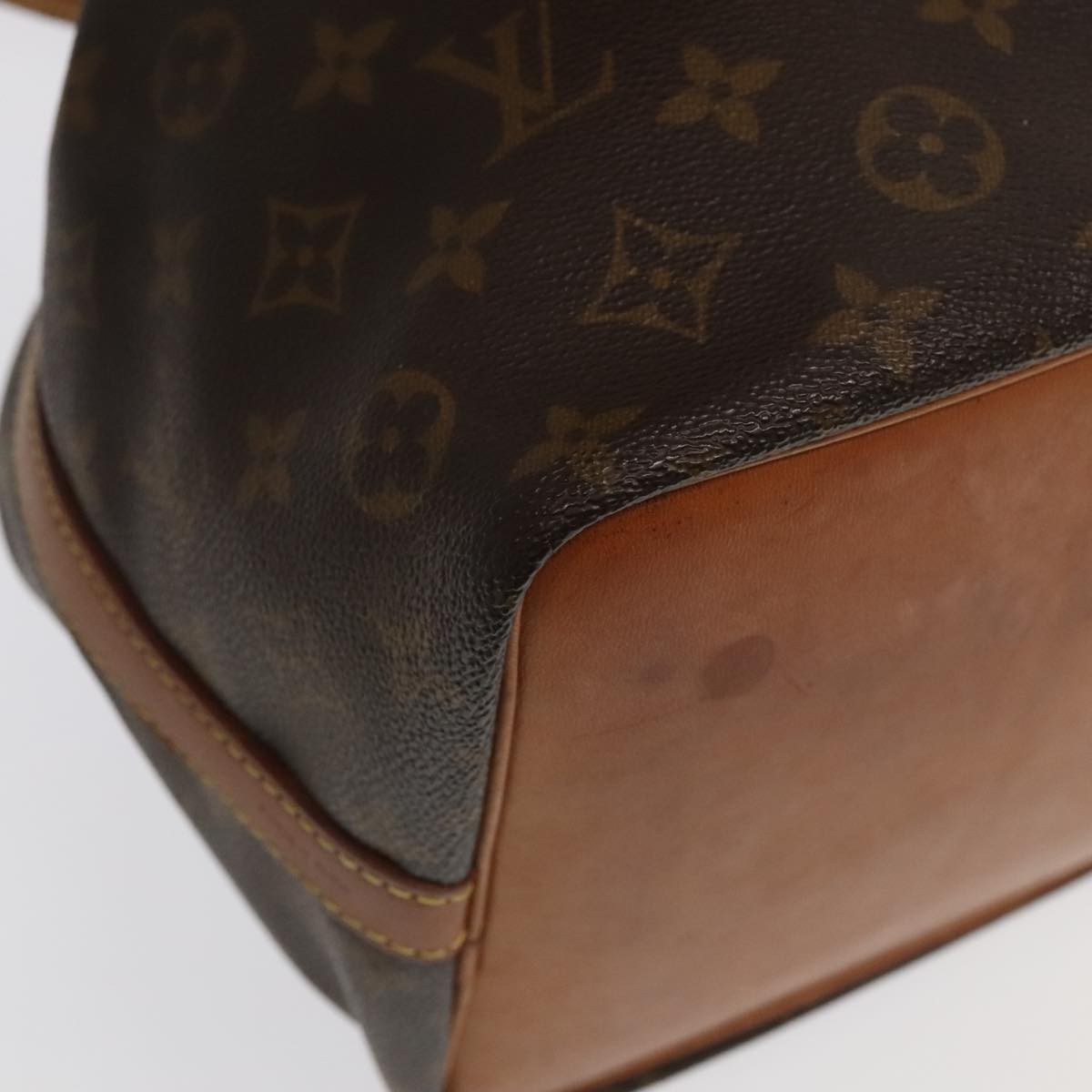 LOUIS VUITTON Monogram Petit Noe Shoulder Bag M42226 LV Auth ep6761