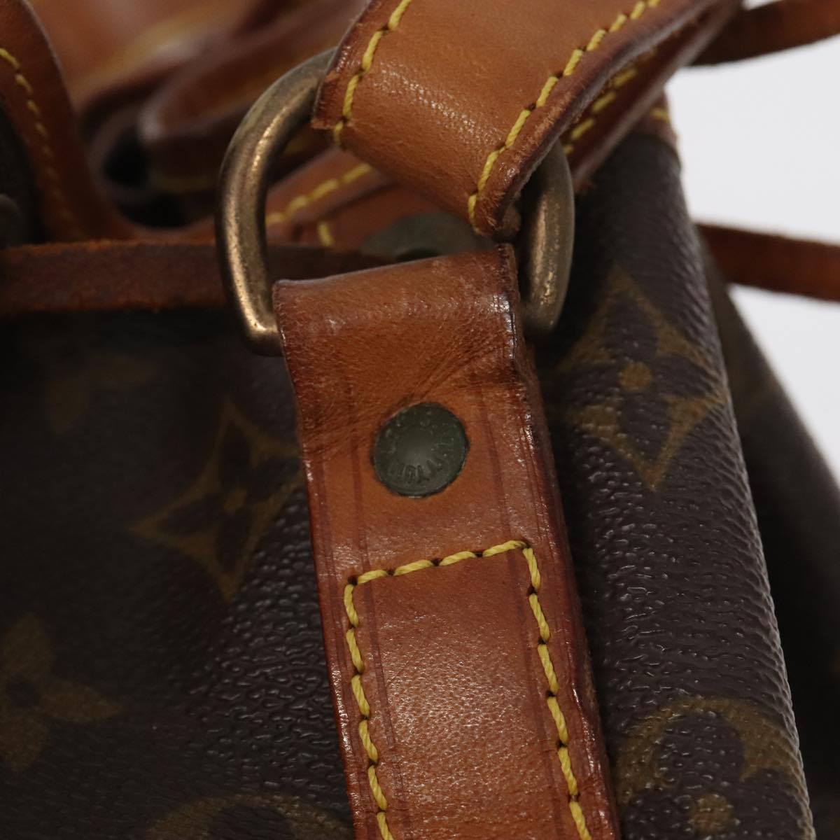 LOUIS VUITTON Monogram Petit Noe Shoulder Bag M42226 LV Auth ep6761