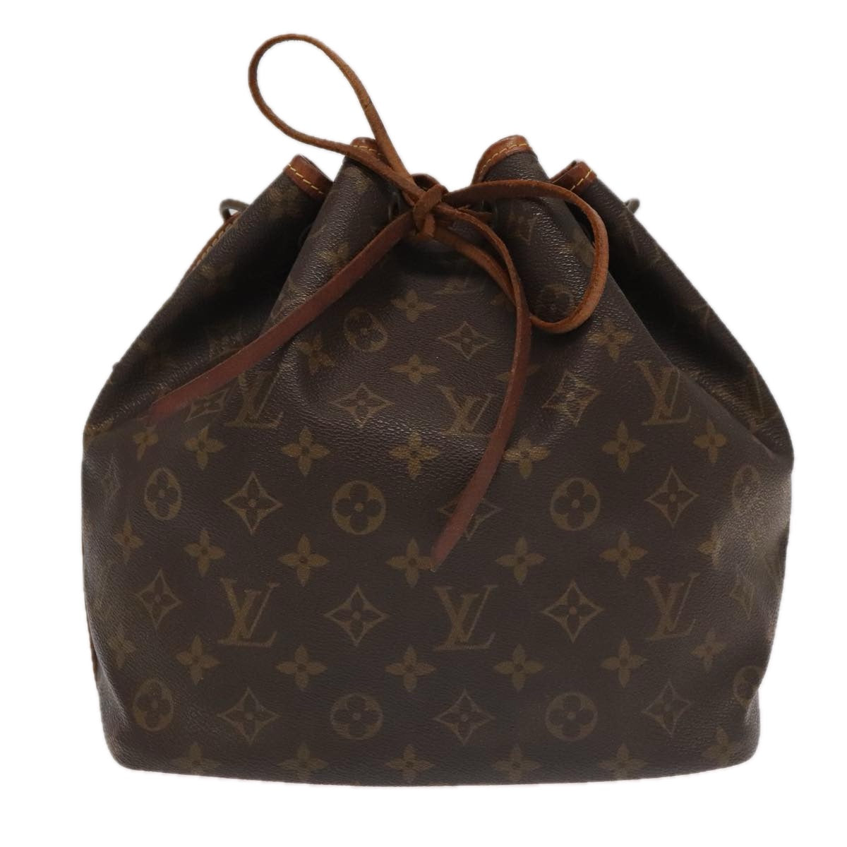 LOUIS VUITTON Monogram Petit Noe Shoulder Bag M42226 LV Auth ep6761