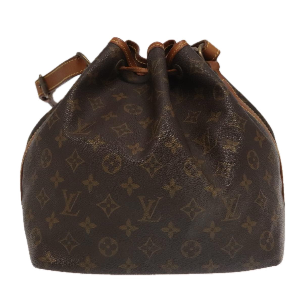 LOUIS VUITTON Monogram Petit Noe Shoulder Bag M42226 LV Auth ep6761