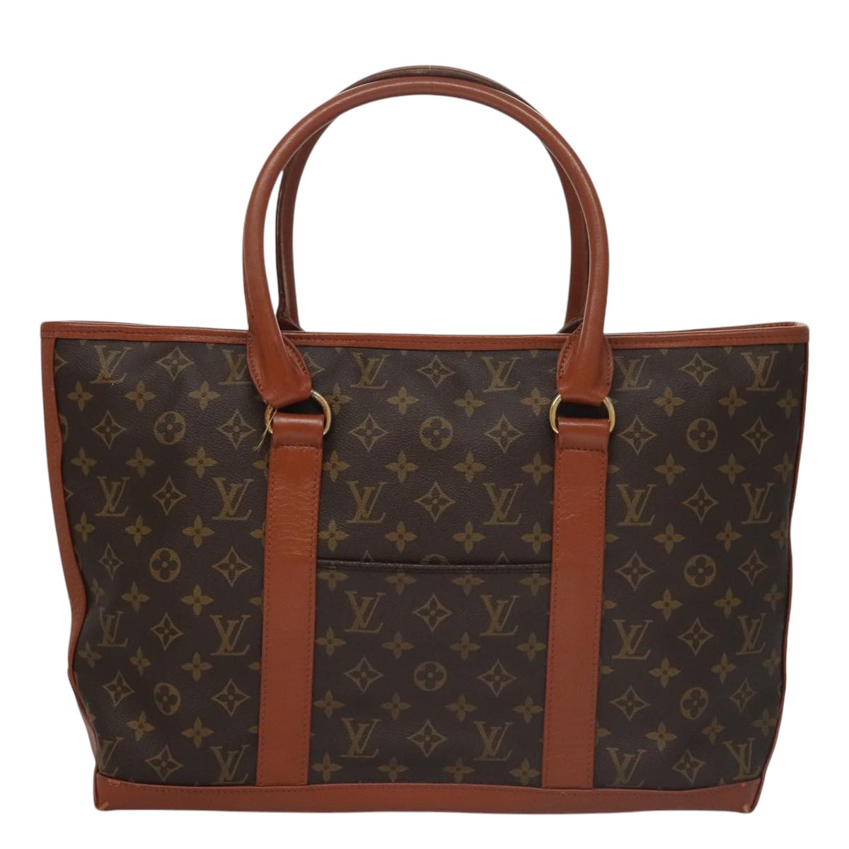 LOUIS VUITTON Monogram Sac Weekend PM Tote Bag M42425 LV Auth ep6826