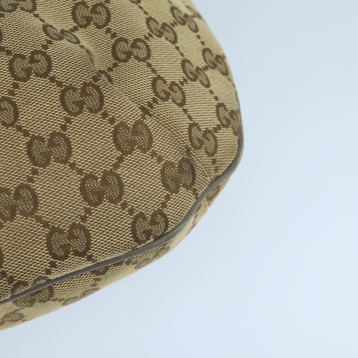 GUCCI Sherry Line GG Canvas Shoulder Bag Beige Gray pink 181092 Auth ep6891