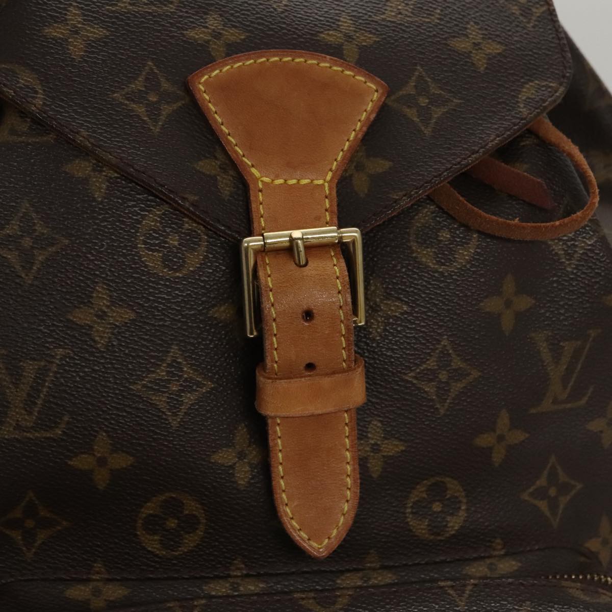 LOUIS VUITTON Monogram Montsouris GM Backpack M51135 LV Auth ep7102