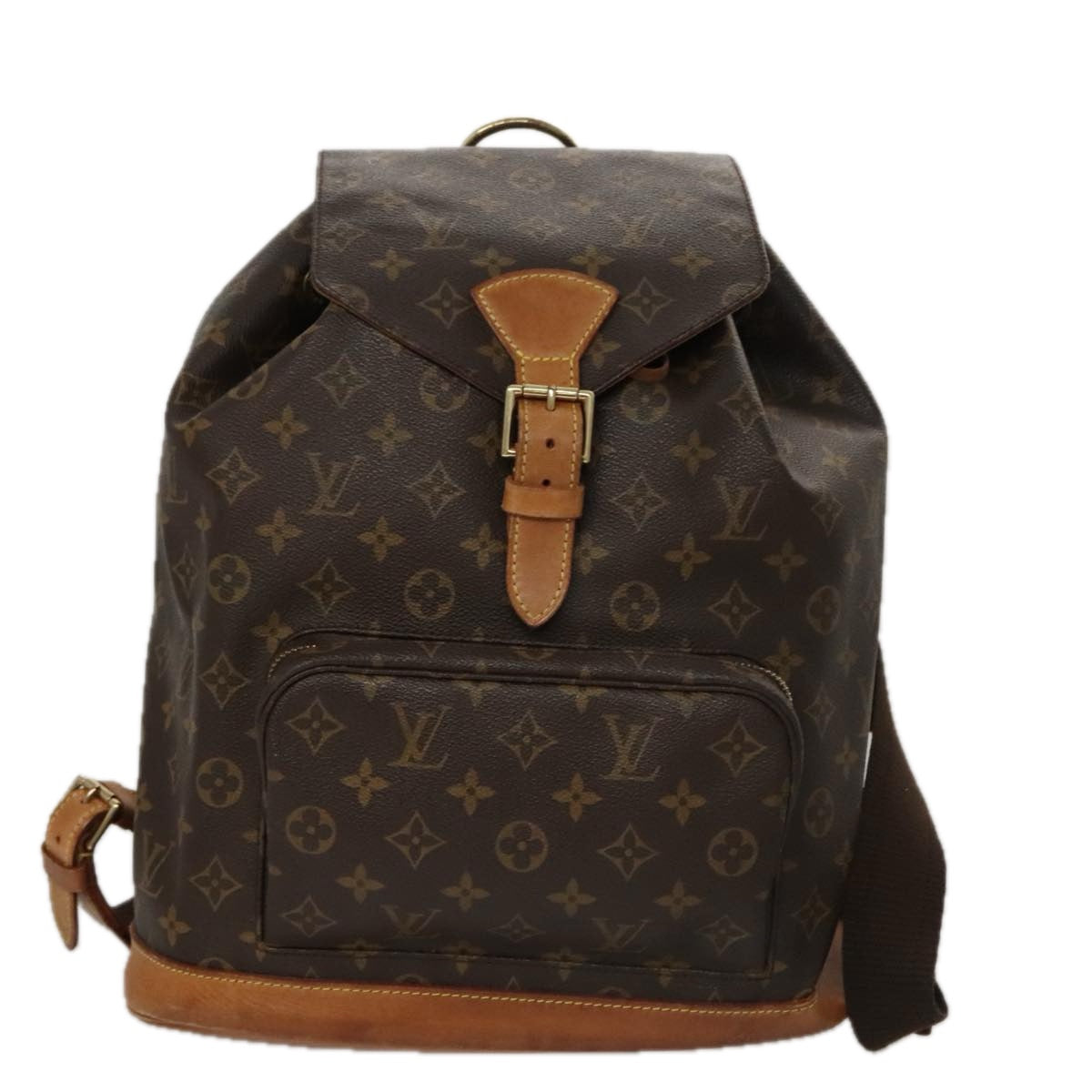 LOUIS VUITTON Monogram Montsouris GM Backpack M51135 LV Auth ep7102