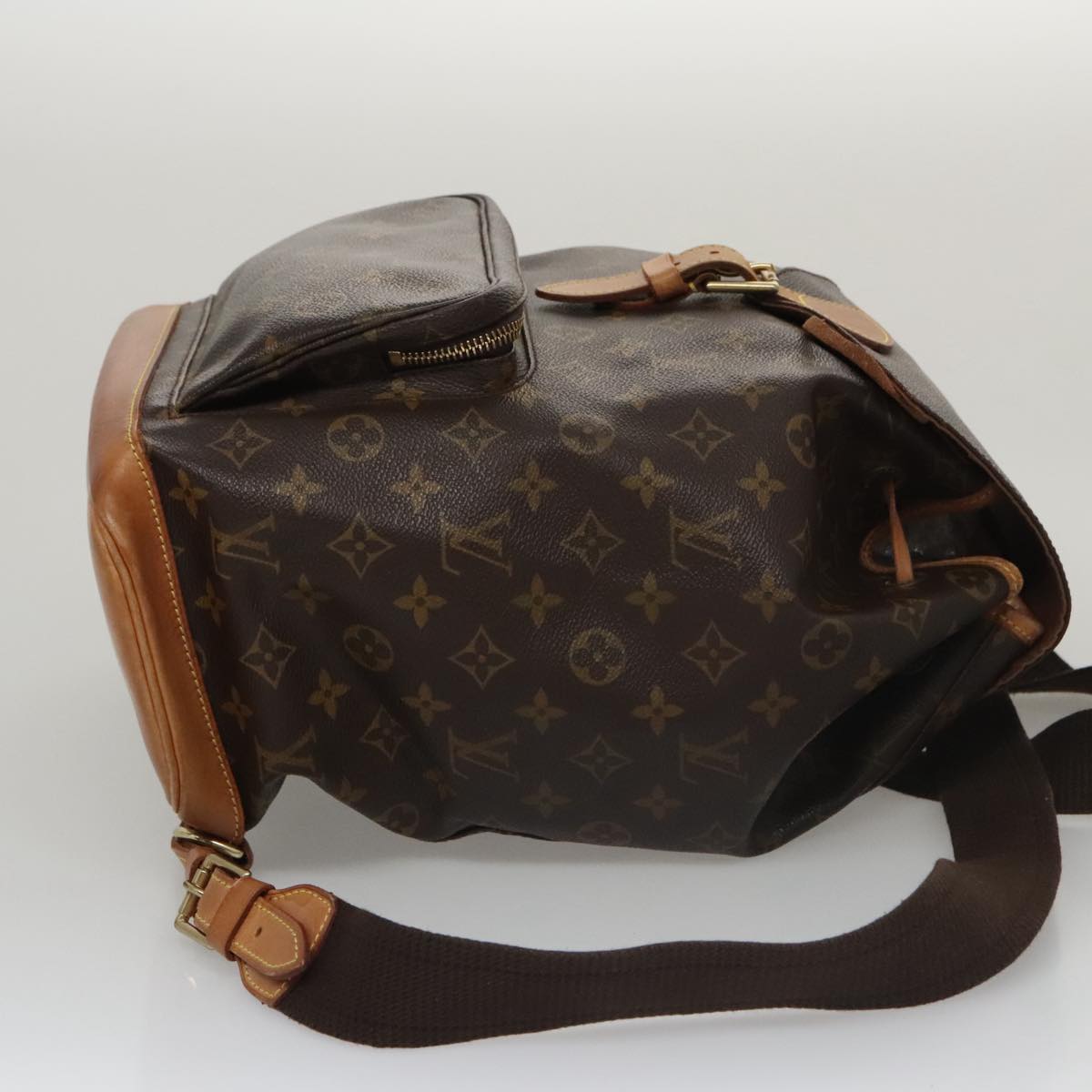 LOUIS VUITTON Monogram Montsouris GM Backpack M51135 LV Auth ep7102