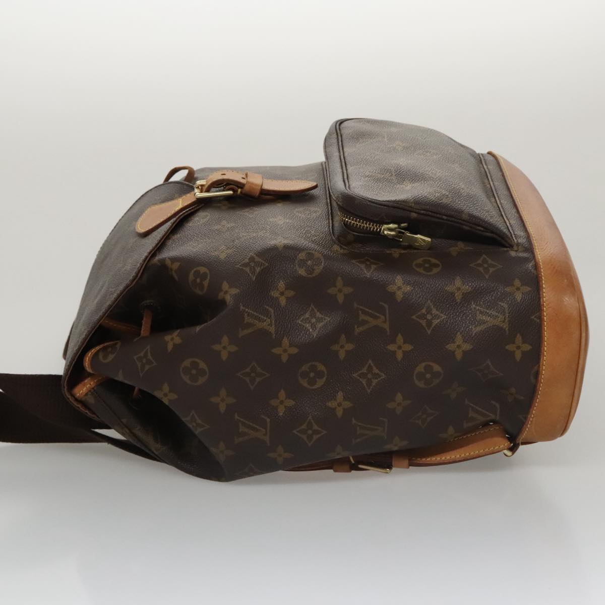 LOUIS VUITTON Monogram Montsouris GM Backpack M51135 LV Auth ep7102