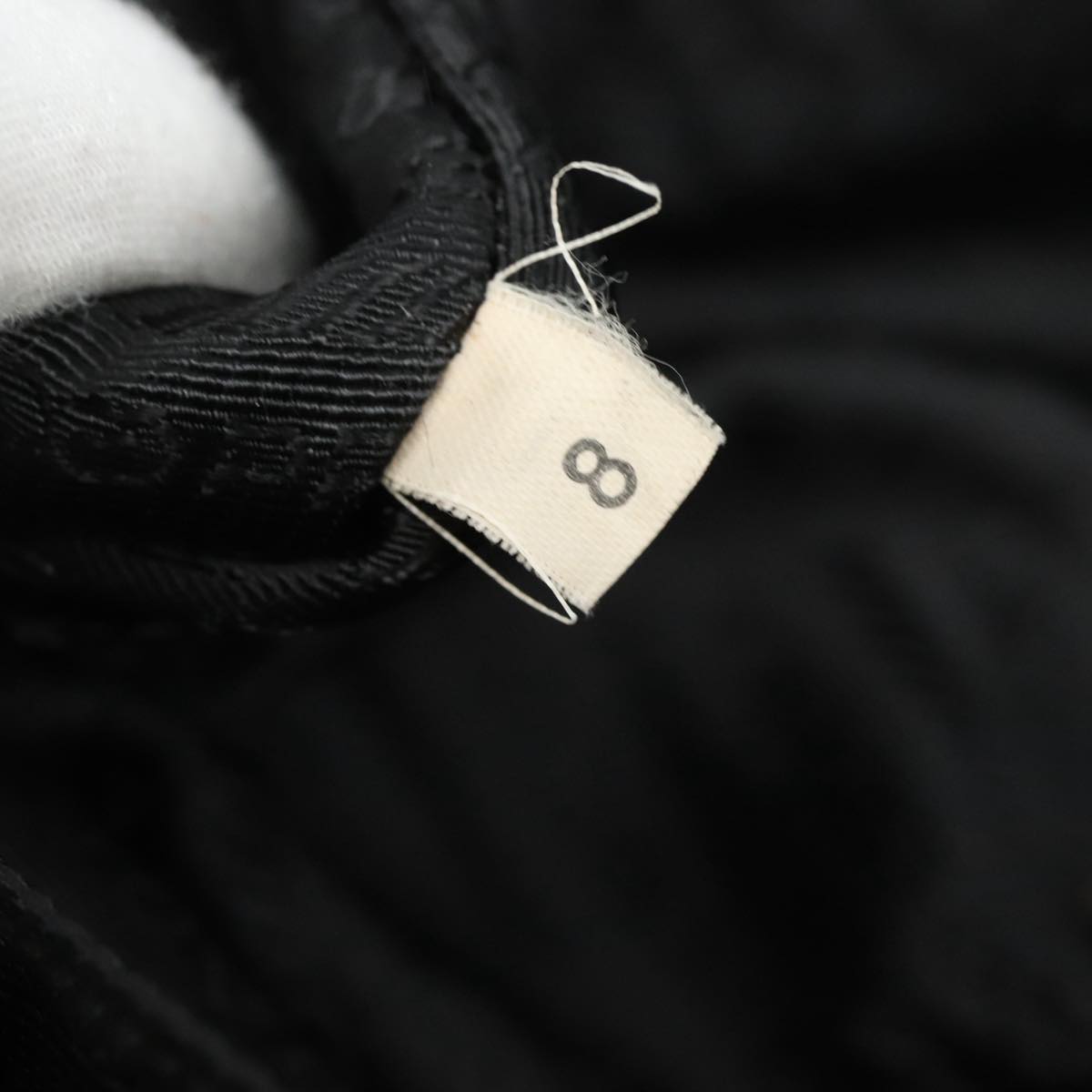 PRADA Shoulder Bag Nylon Black Silver Auth ep7117