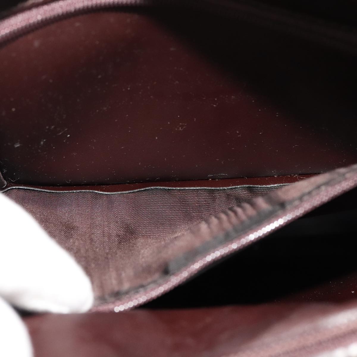 GUCCI Shoulder Bag Patent leather Brown 002 1007 3444 Auth ep7129
