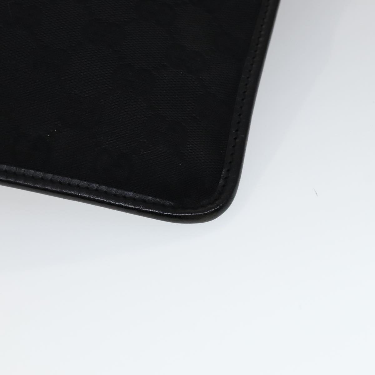 GUCCI GG Canvas Shoulder Bag Black 27639 Auth ep7170