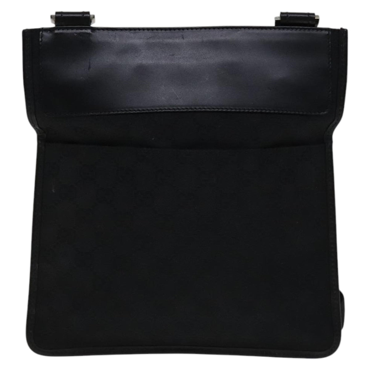GUCCI GG Canvas Shoulder Bag Black 27639 Auth ep7170