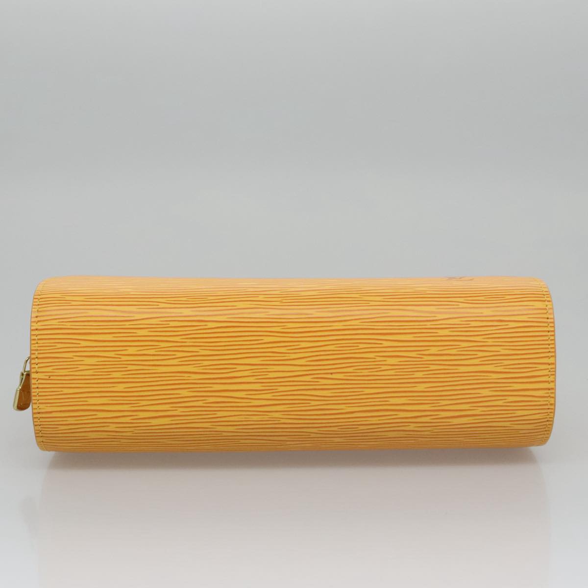 LOUIS VUITTON Epi Dauphine MM Pouch Tassili Yellow LV Auth ep7183