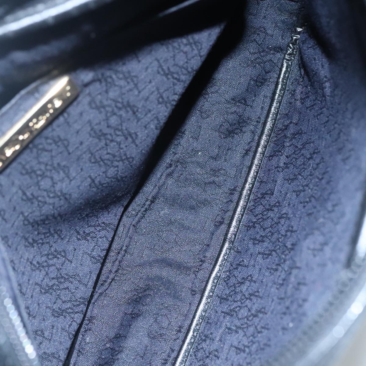 SAINT LAURENT Shoulder Bag Leather Black Auth ep7219