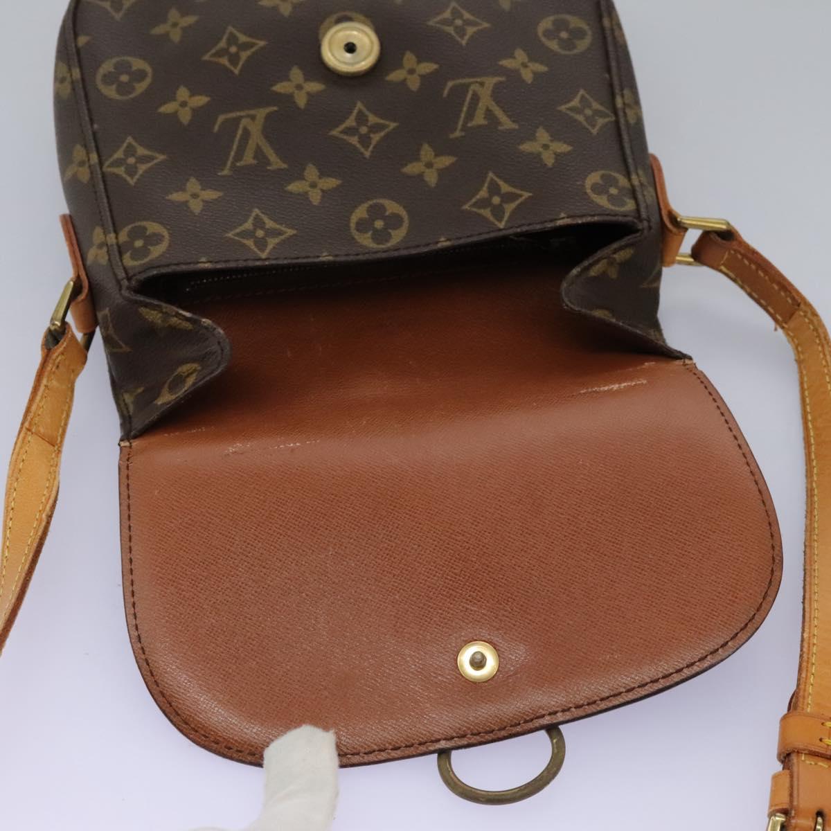 LOUIS VUITTON Monogram Saint Cloud MM Shoulder Bag M51243 LV Auth ep7237
