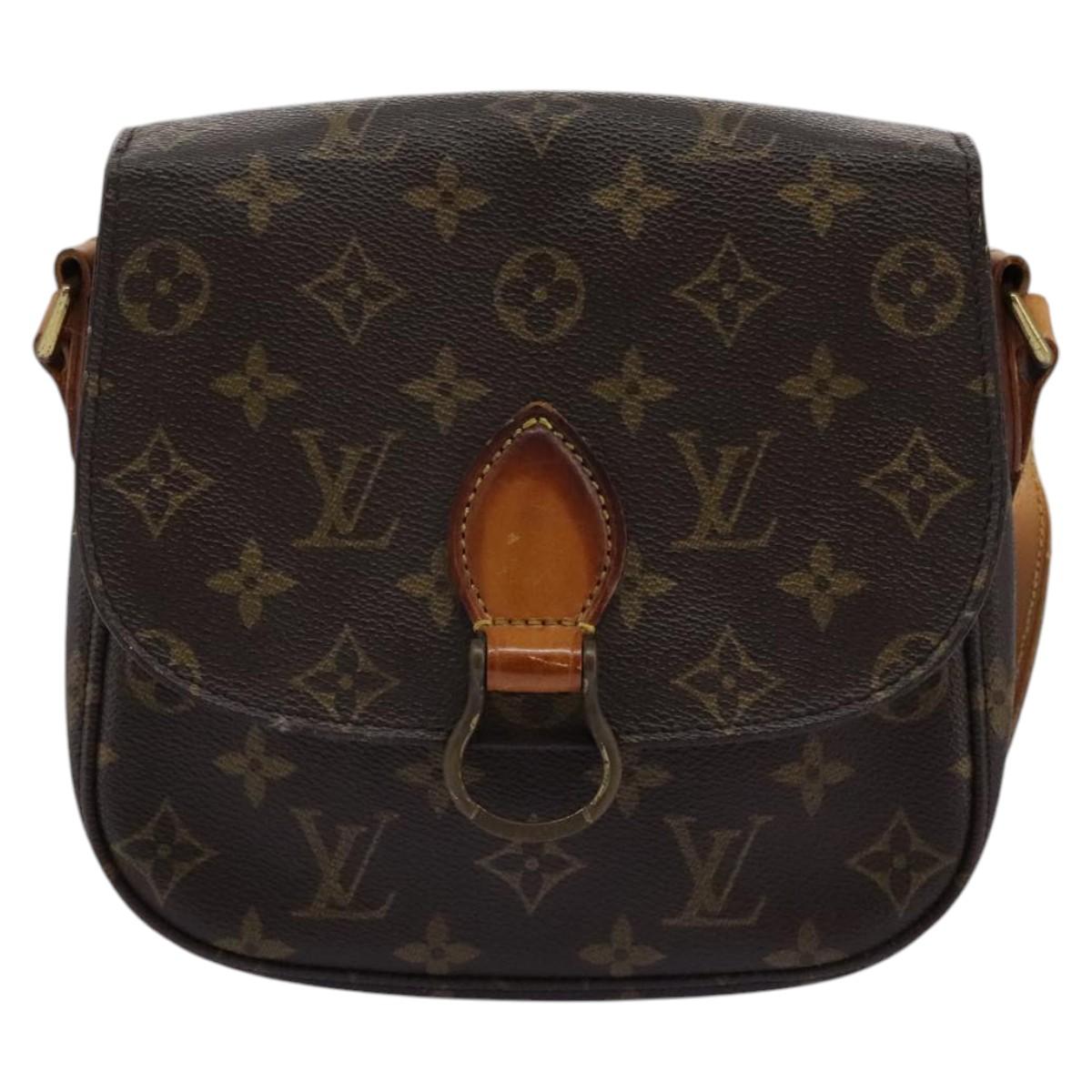 LOUIS VUITTON Monogram Saint Cloud MM Shoulder Bag M51243 LV Auth ep7237