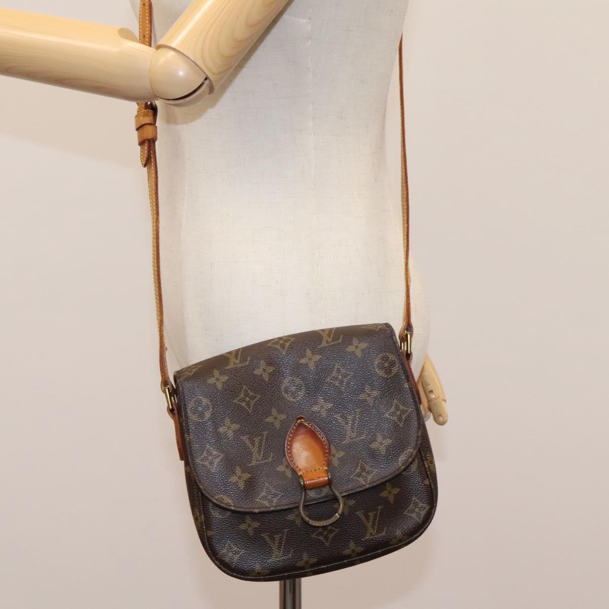 LOUIS VUITTON Monogram Saint Cloud MM Shoulder Bag M51243 LV Auth ep7237