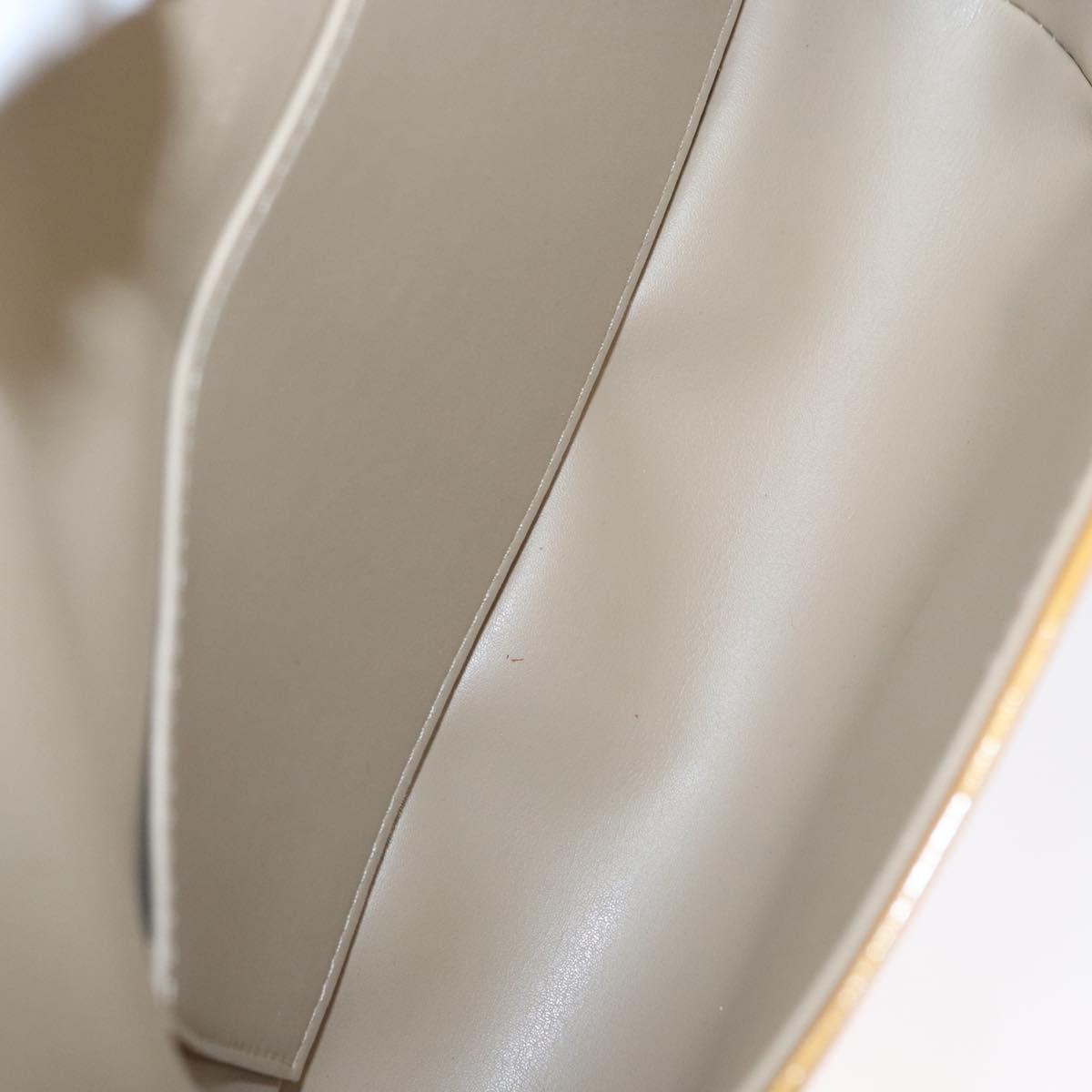 LOUIS VUITTON Monogram Vernis Thompson Street Bag Beige M91301 LV Auth ep7248