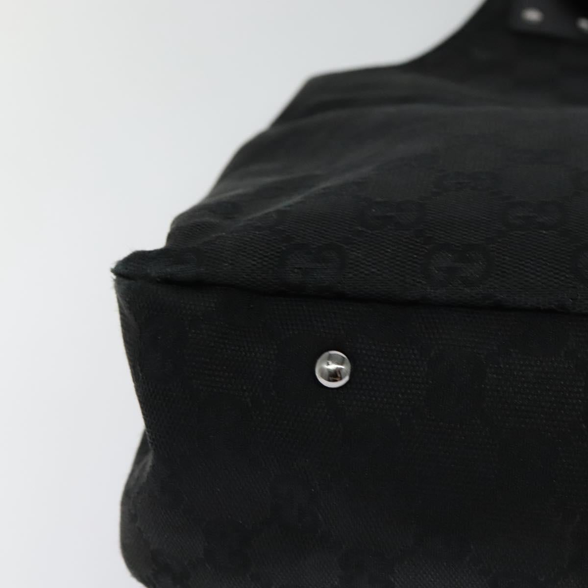 GUCCI GG Canvas Shoulder Bag Black 132260 Auth ep7331