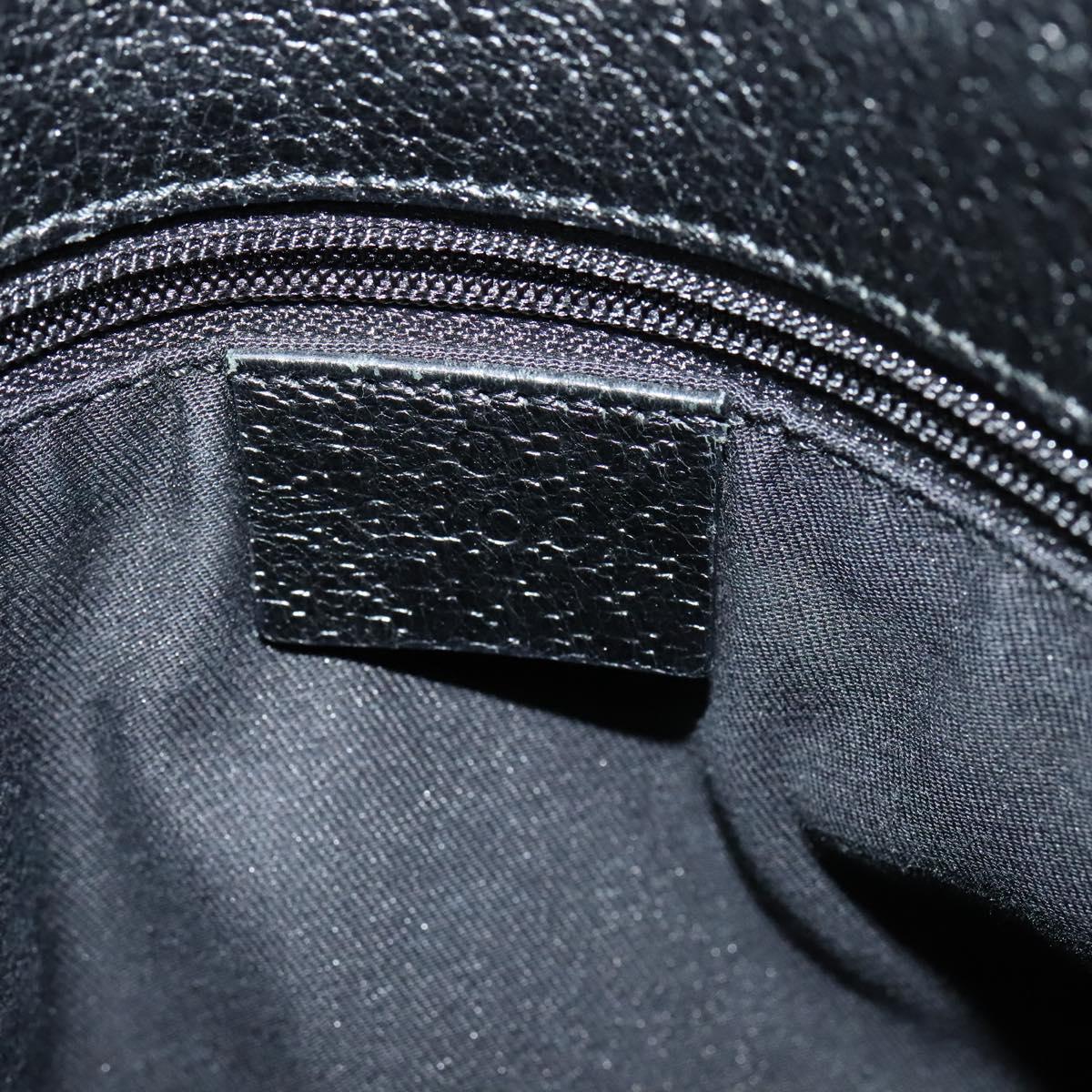 GUCCI GG Canvas Shoulder Bag Black 132260 Auth ep7331