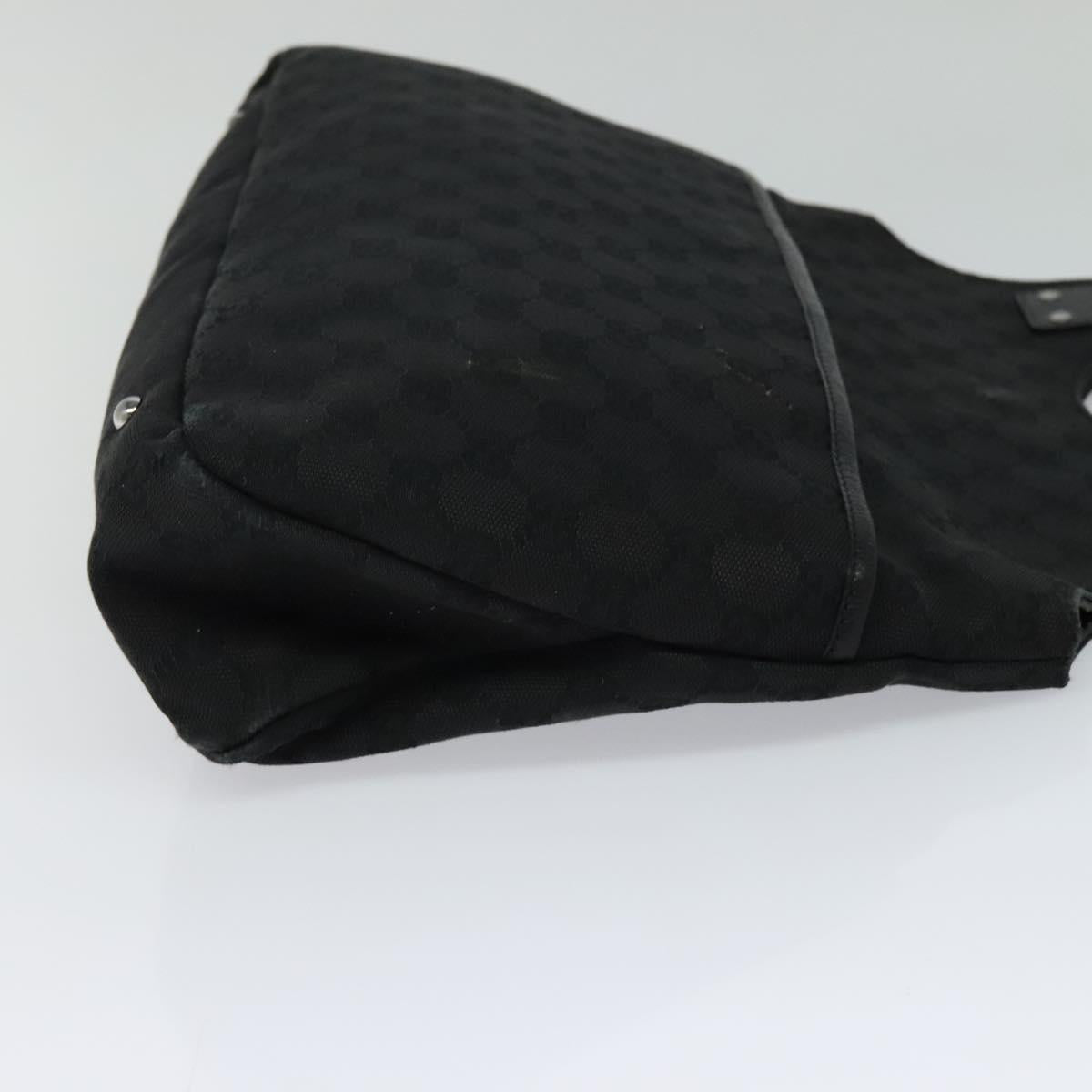 GUCCI GG Canvas Shoulder Bag Black 132260 Auth ep7331