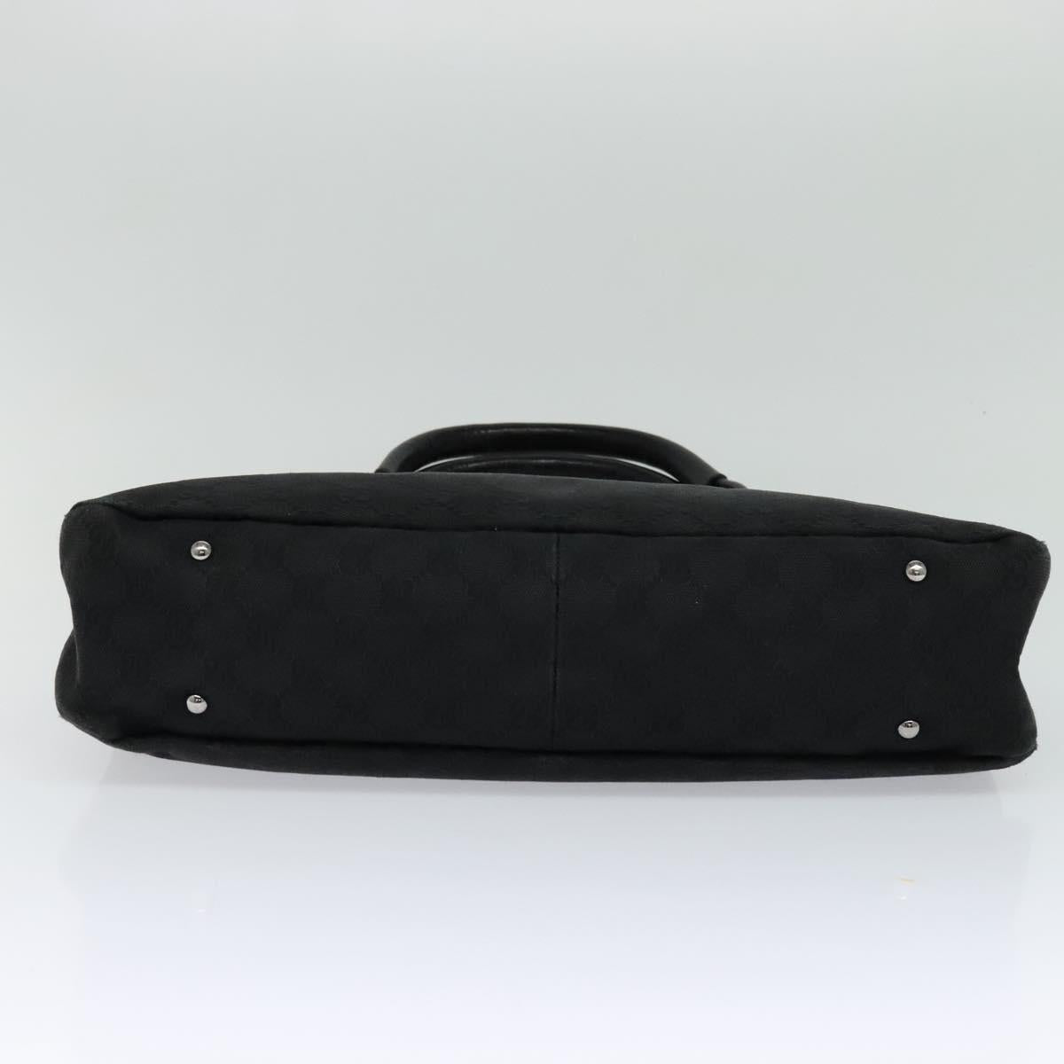 GUCCI GG Canvas Shoulder Bag Black 132260 Auth ep7331