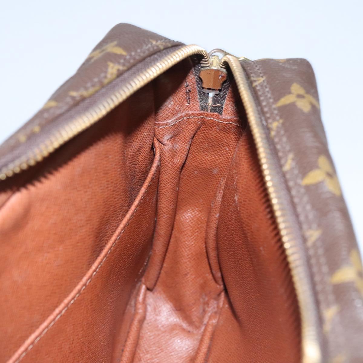 LOUIS VUITTON Monogram Compiegne 28 Clutch Bag M51845 LV Auth ep7374