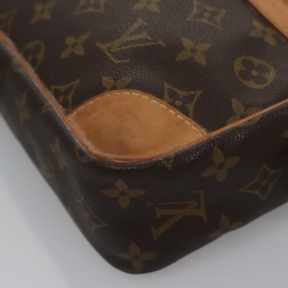LOUIS VUITTON Monogram Compiegne 28 Clutch Bag M51845 LV Auth ep7374