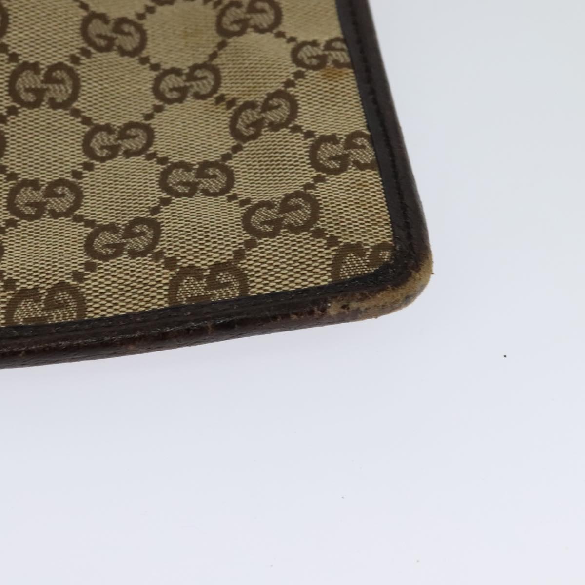 GUCCI GG Canvas Shoulder Bag Beige 27639 Auth ep7391