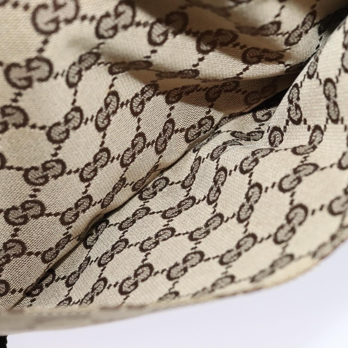 GUCCI GG Canvas Shoulder Bag Beige 27639 Auth ep7391